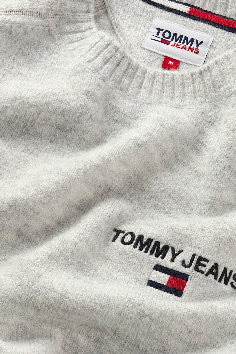 Tommy Jeans Pulover cu decolteu la baza gatului si maneci raglan - Pled.ro