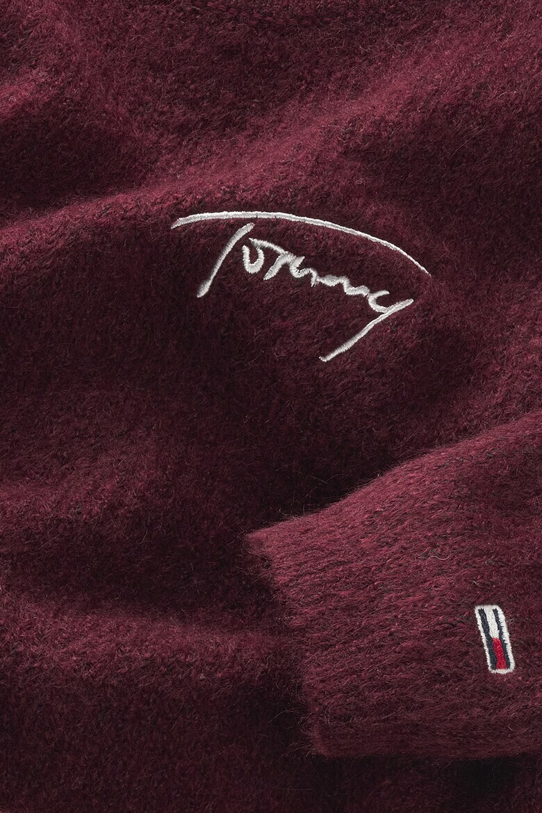 Tommy Jeans Pulover cu logo brodat - Pled.ro