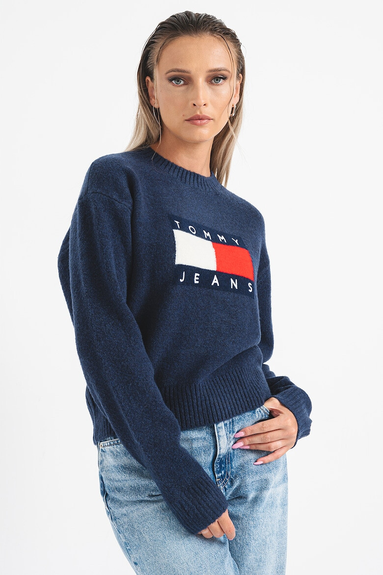 Tommy Jeans Pulover cu logo supradimensionat - Pled.ro