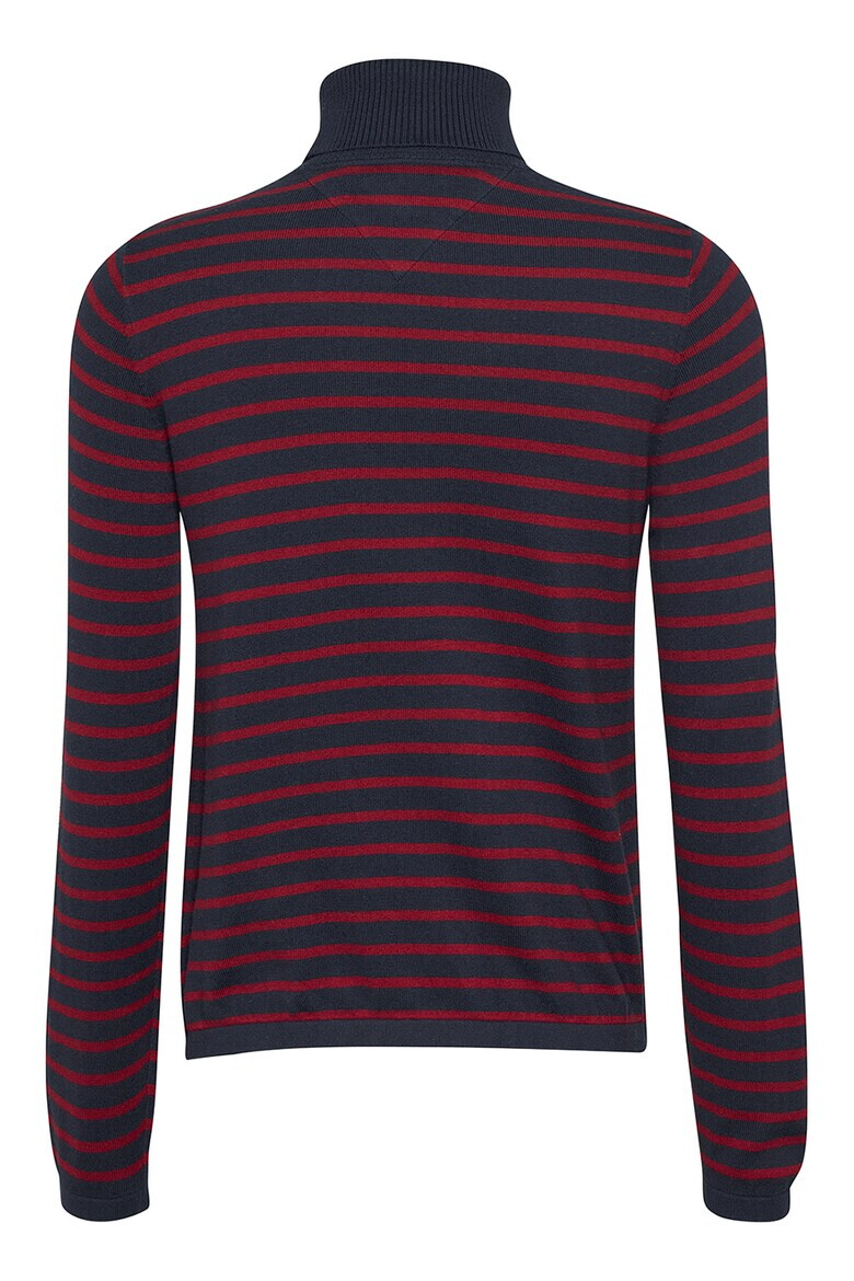 Tommy Jeans Pulover tricotat fin cu guler inalt - Pled.ro