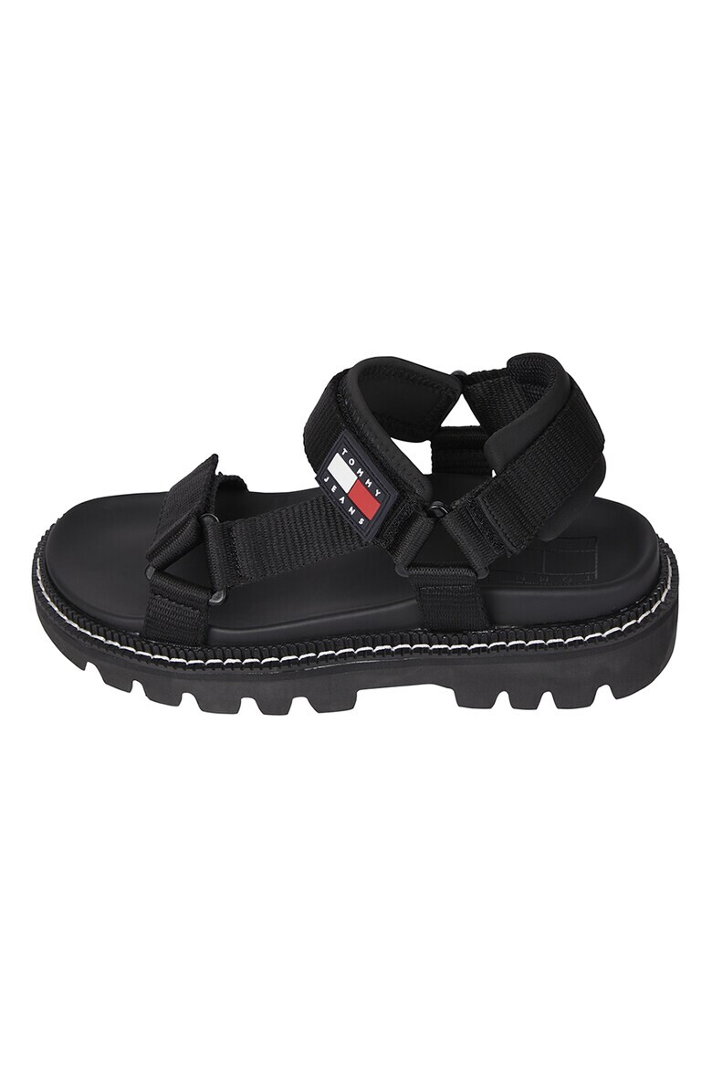 Tommy Jeans Sandale cu benzi velcro si logo - Pled.ro