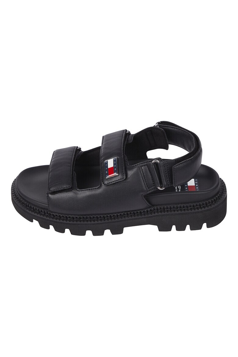 Tommy Jeans Sandale de piele ecologica cu velcro - Pled.ro