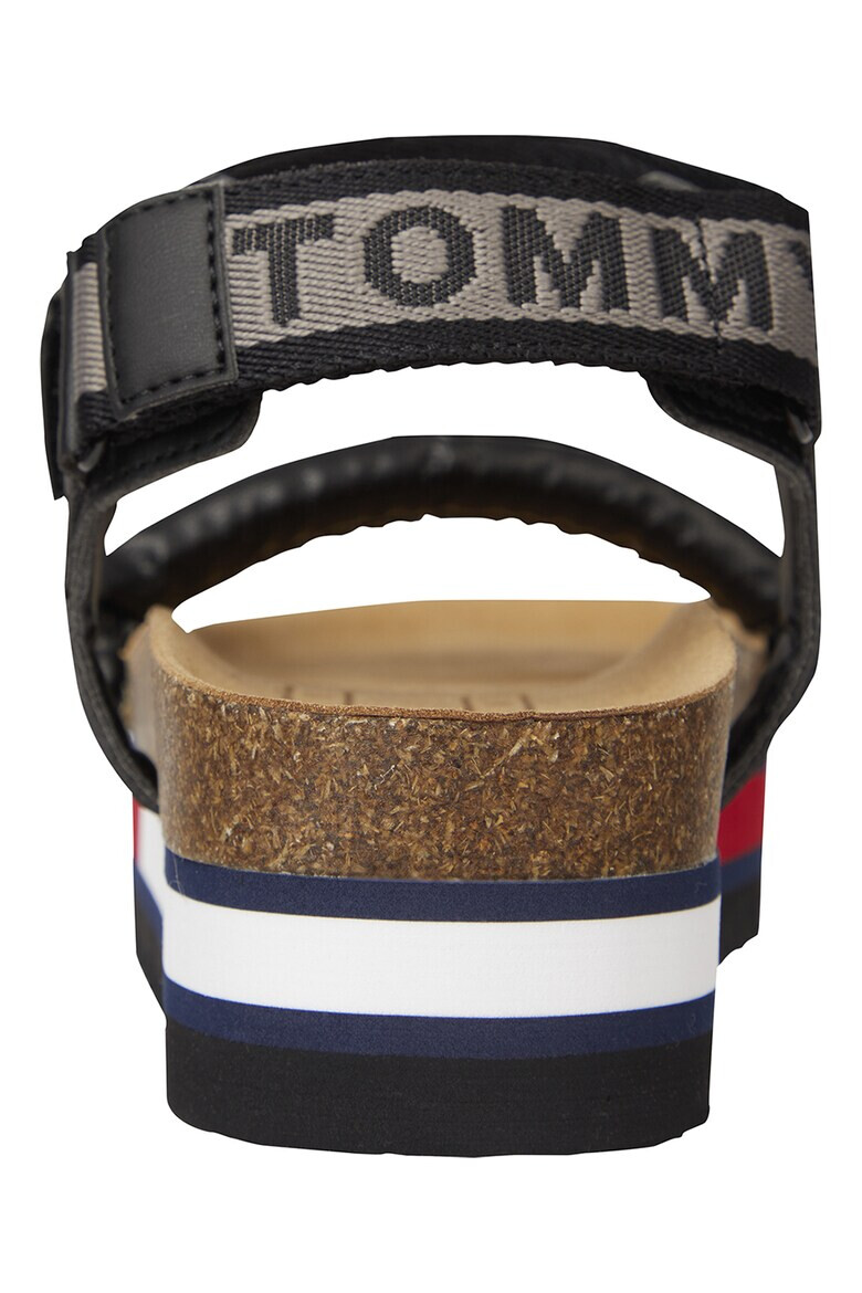 Tommy Jeans Sandale wedge cu logo - Pled.ro