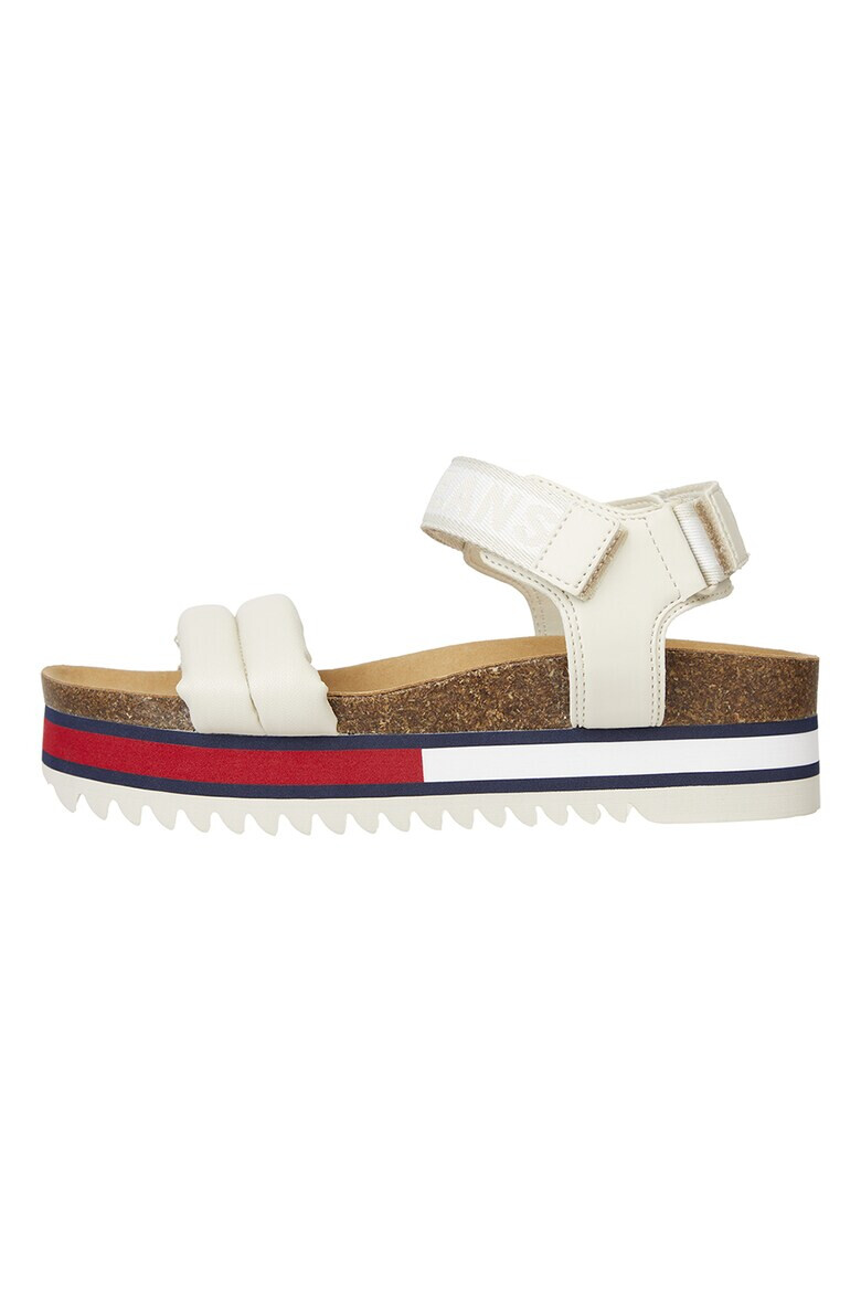 Tommy Jeans Sandale wedge cu logo - Pled.ro