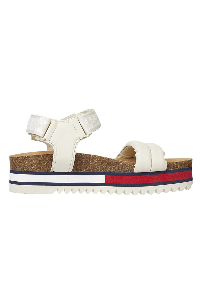 Tommy Jeans Sandale wedge cu logo - Pled.ro