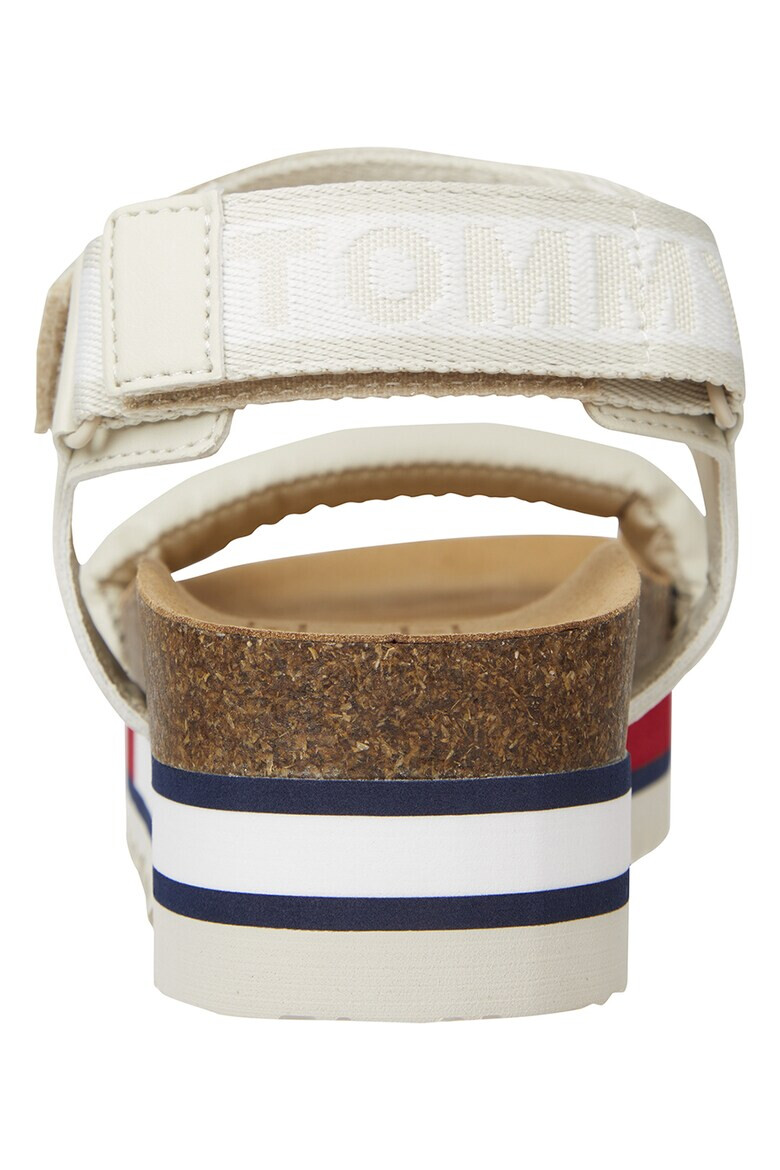 Tommy Jeans Sandale wedge cu logo - Pled.ro