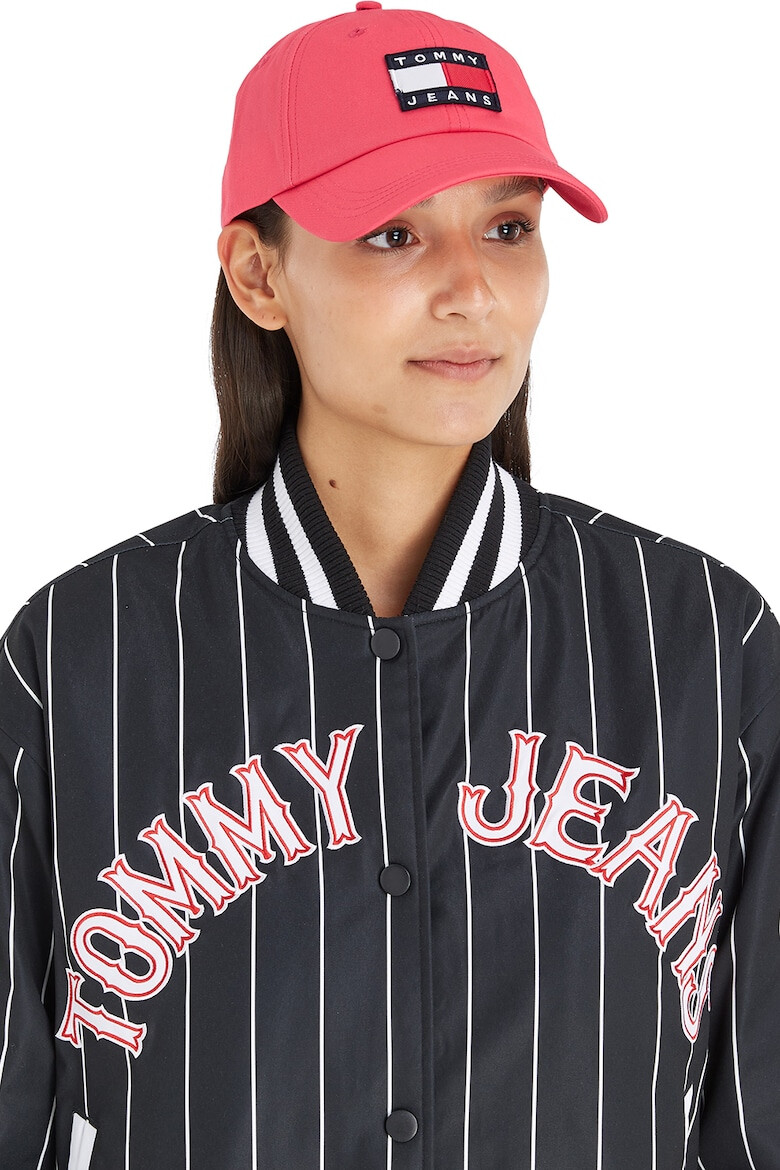 Tommy Jeans Sapca de bumbac organic cu aplicatie logo Heritage - Pled.ro