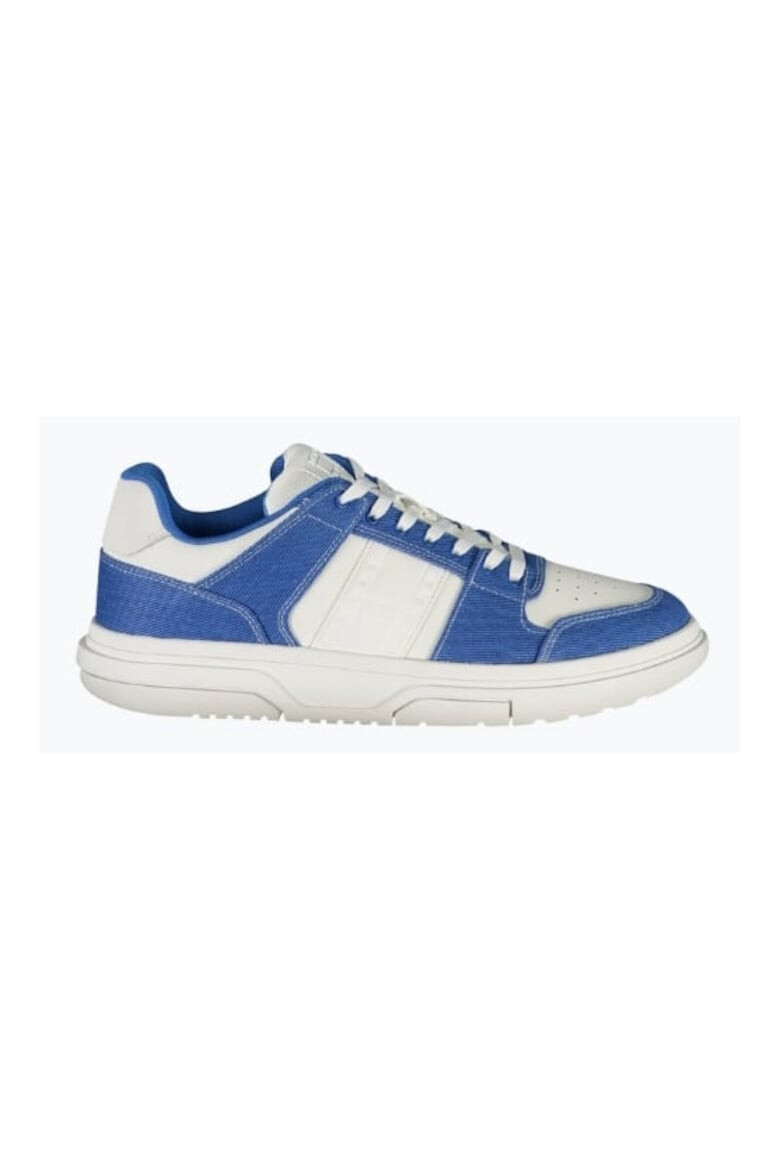 Tommy Jeans Sneakers barbati The Brooklyn Mix Material EM0EM01428 Albastru - Pled.ro