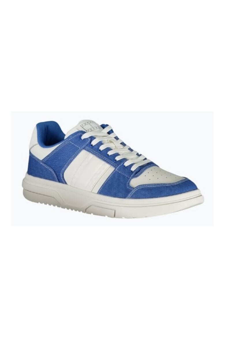 Tommy Jeans Sneakers barbati The Brooklyn Mix Material EM0EM01428 Albastru - Pled.ro