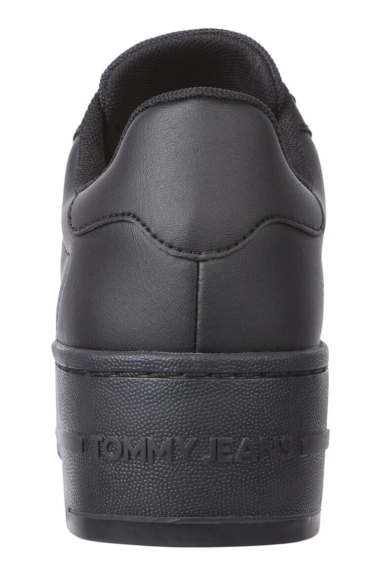 Tommy Jeans Pantofi sport wedge de piele cu detalii de piele ecologica - Pled.ro