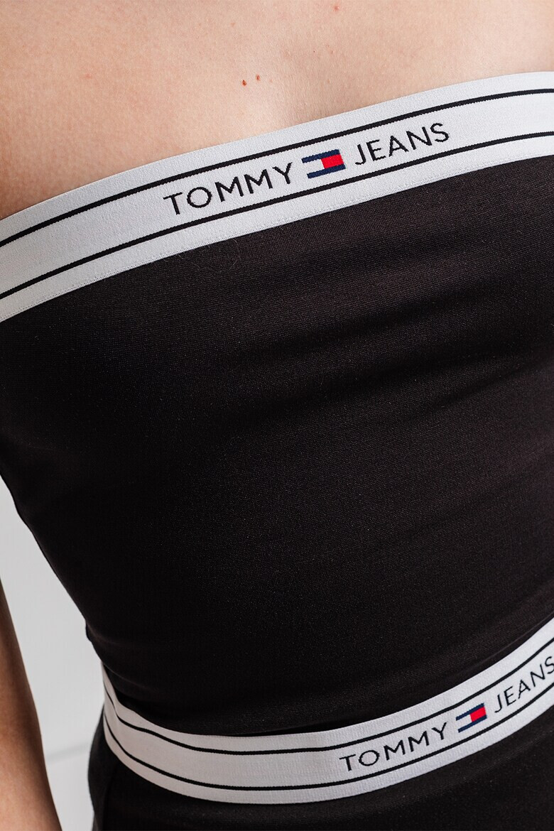 Tommy Jeans Top crop fara maneci - Pled.ro