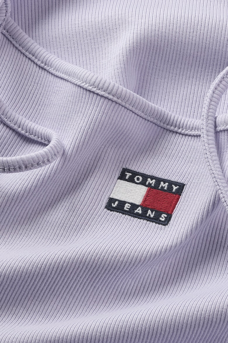 Tommy Jeans Top slim fit din amestec de bumbac organic - Pled.ro