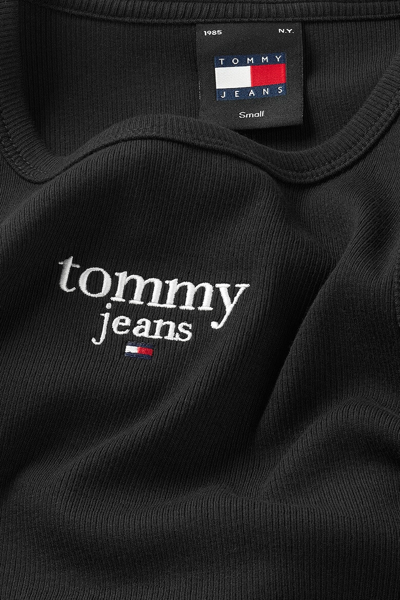 Tommy Jeans Top striat cu logo brodat - Pled.ro