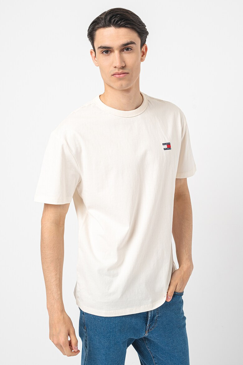 Tommy Jeans Tricou cu decolteu la baza gatului si imprimeu logo - Pled.ro