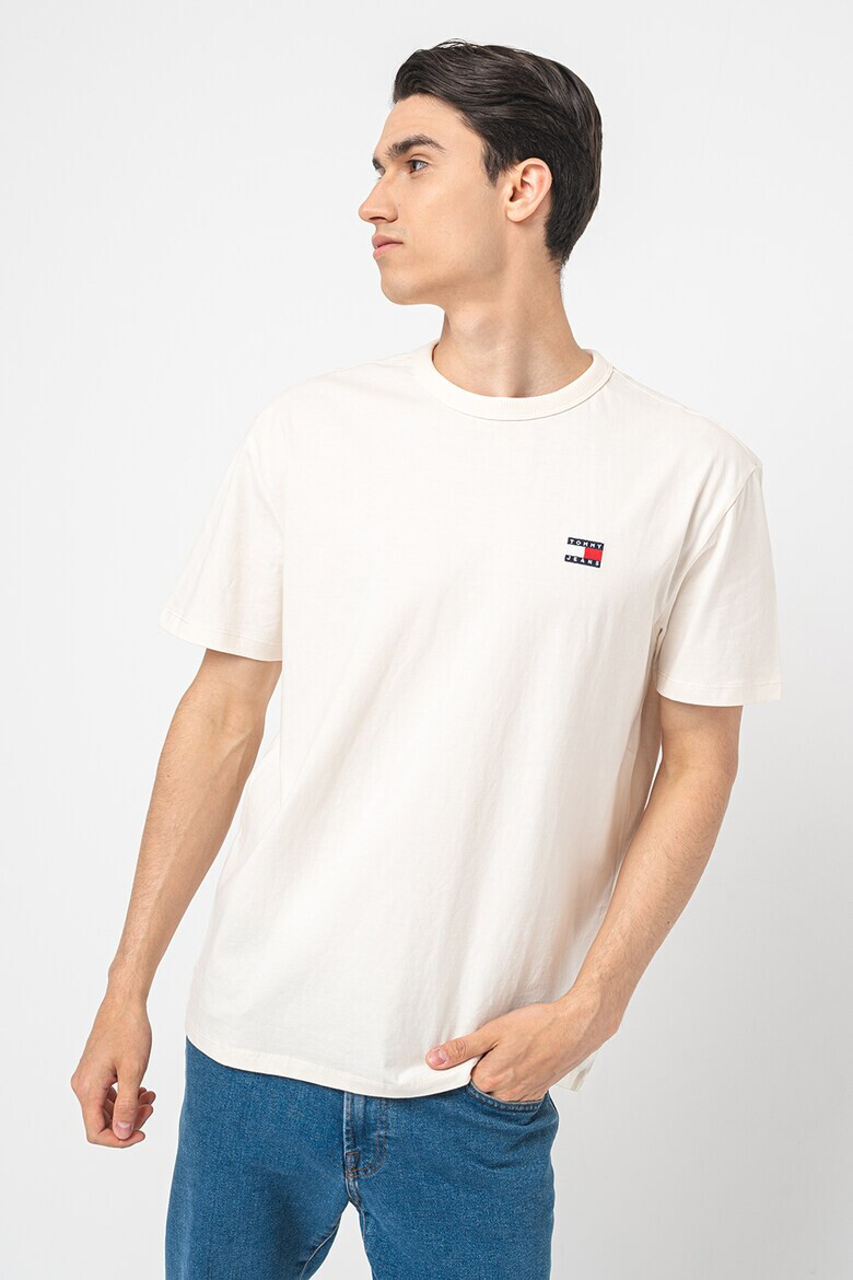 Tommy Jeans Tricou cu decolteu la baza gatului si imprimeu logo - Pled.ro