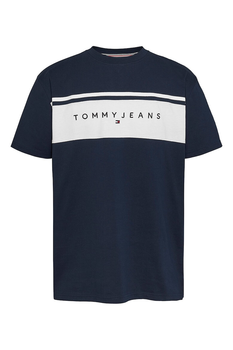 Tommy Jeans Tricou cu decolteu la baza gatului si broderie logo - Pled.ro