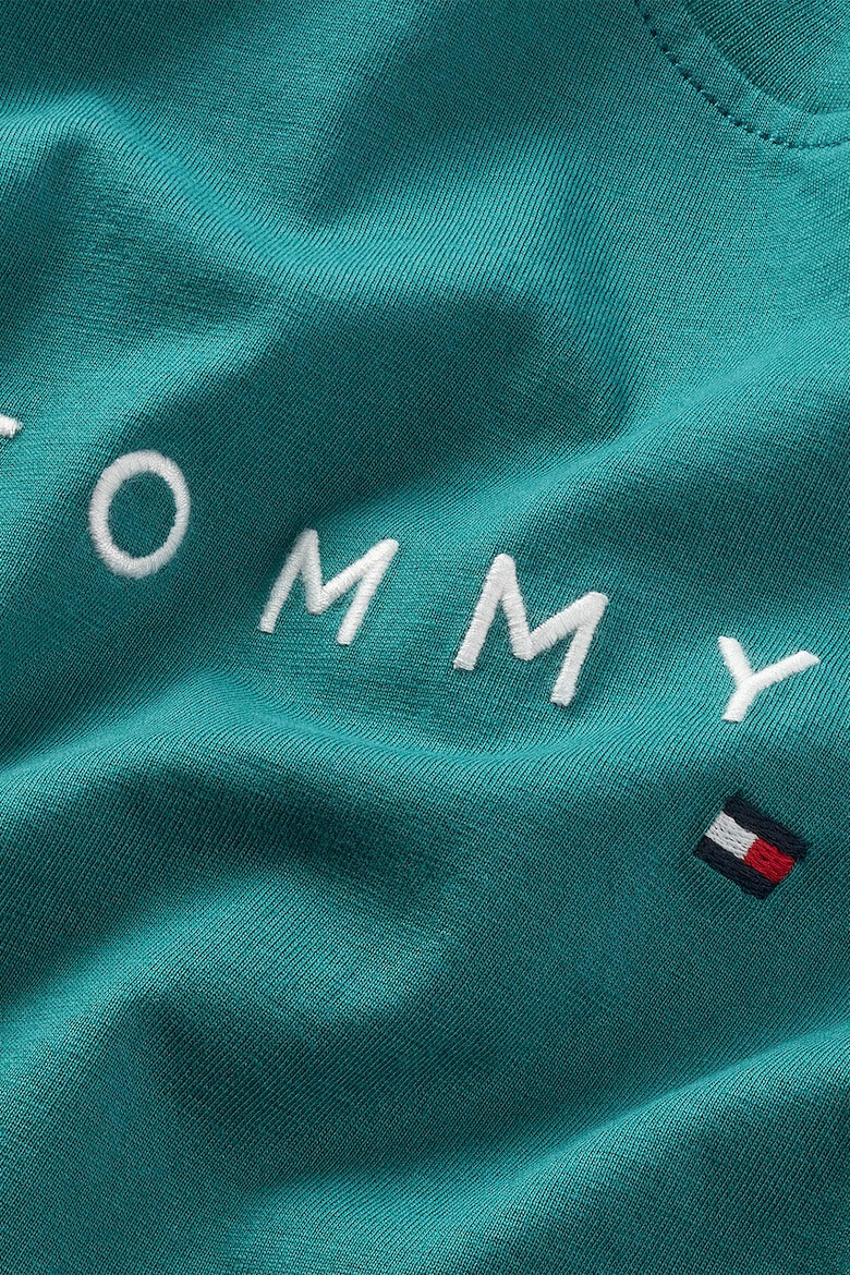 Tommy Jeans Tricou cu decolteu la baza gatului si imprimeu logo - Pled.ro