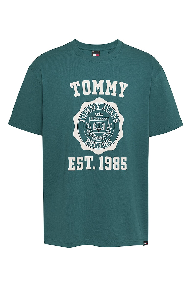 Tommy Jeans Tricou cu decolteu la baza gatului si imprimeu logo - Pled.ro