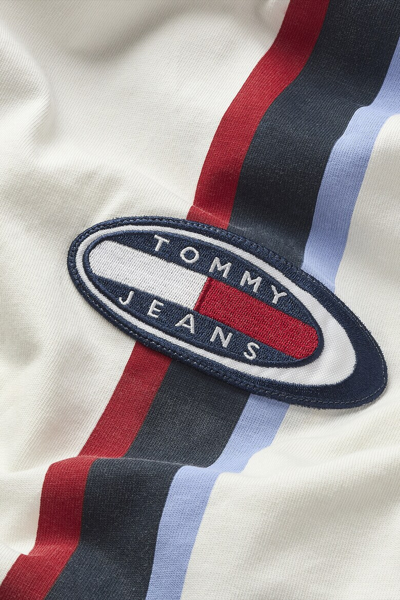 Tommy Jeans Tricou cu decolteu la baza gatului si imprimeu logo - Pled.ro