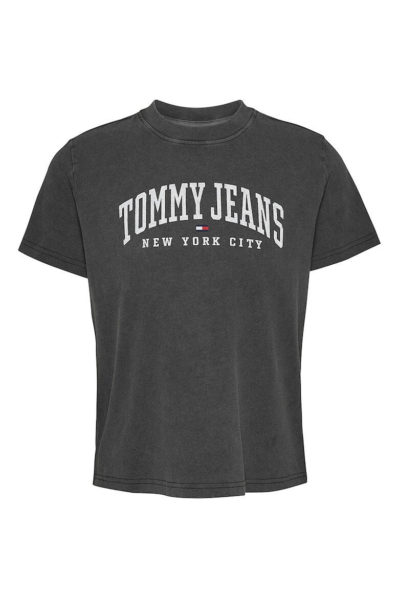 Tommy Jeans Tricou cu decolteu la baza gatului si imprimeu logo - Pled.ro