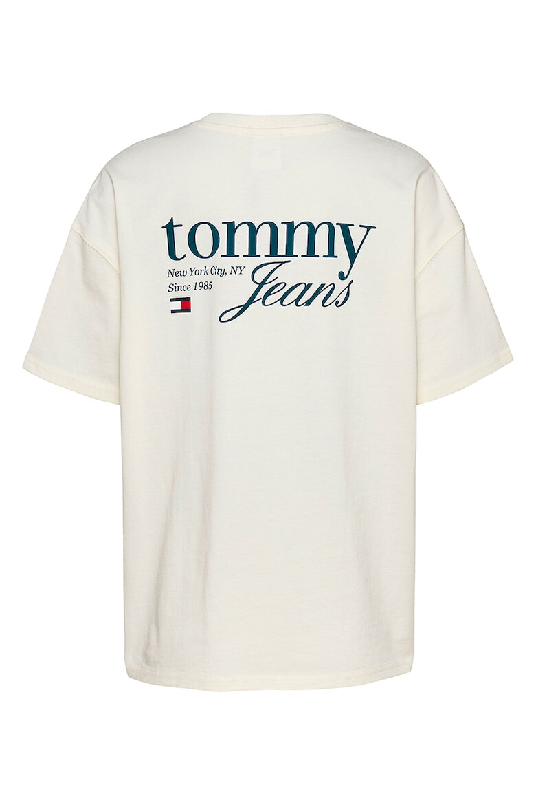 Tommy Jeans Tricou cu decolteu la baza gatului si imprimeu logo - Pled.ro