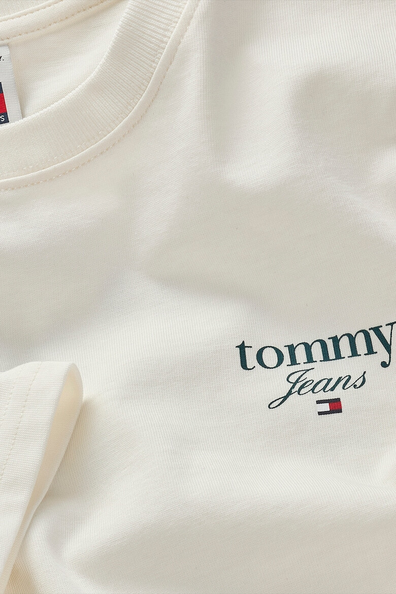 Tommy Jeans Tricou cu decolteu la baza gatului si imprimeu logo - Pled.ro