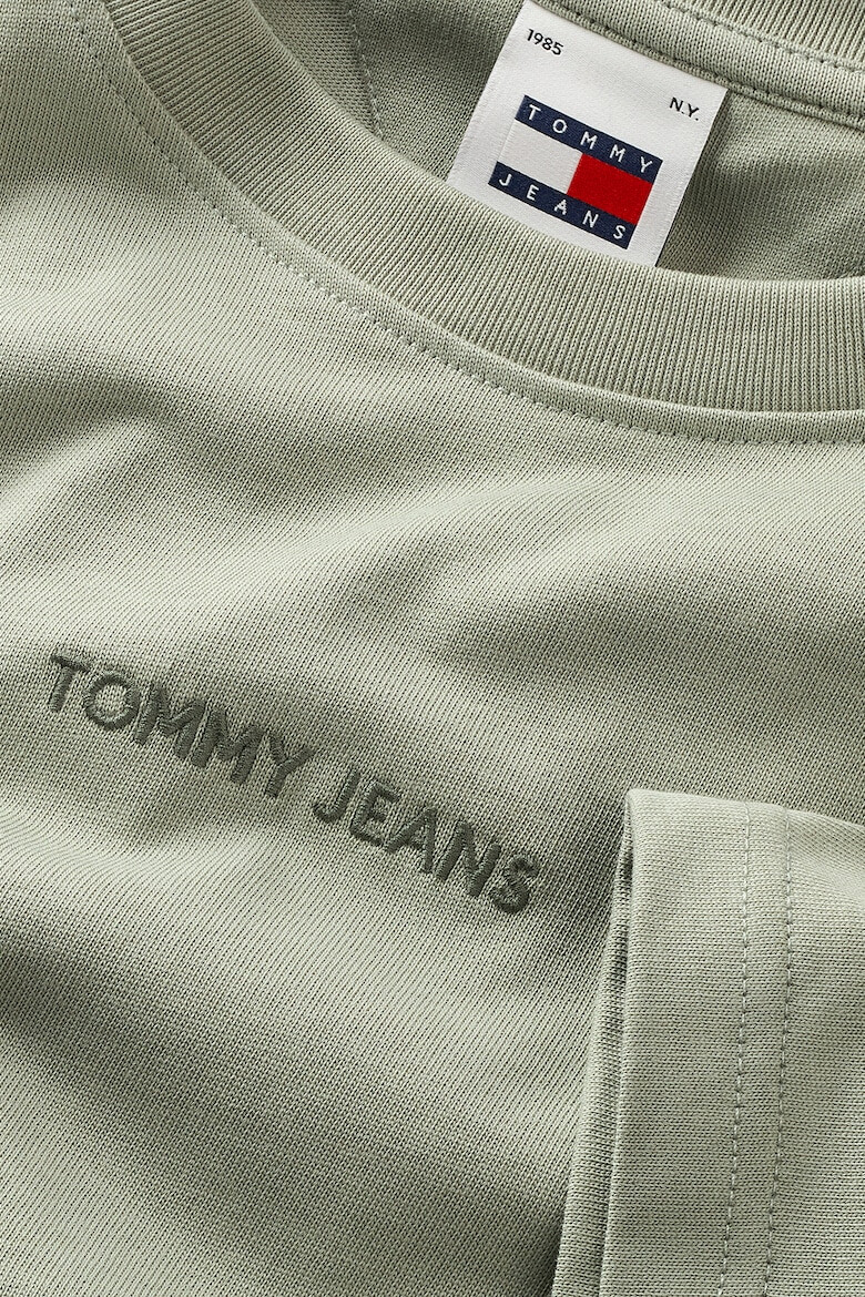 Tommy Jeans Tricou cu decolteu la baza gatului si logo - Pled.ro