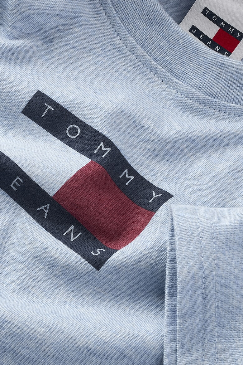 Tommy Jeans Tricou cu decolteu la baza gatului si logo - Pled.ro