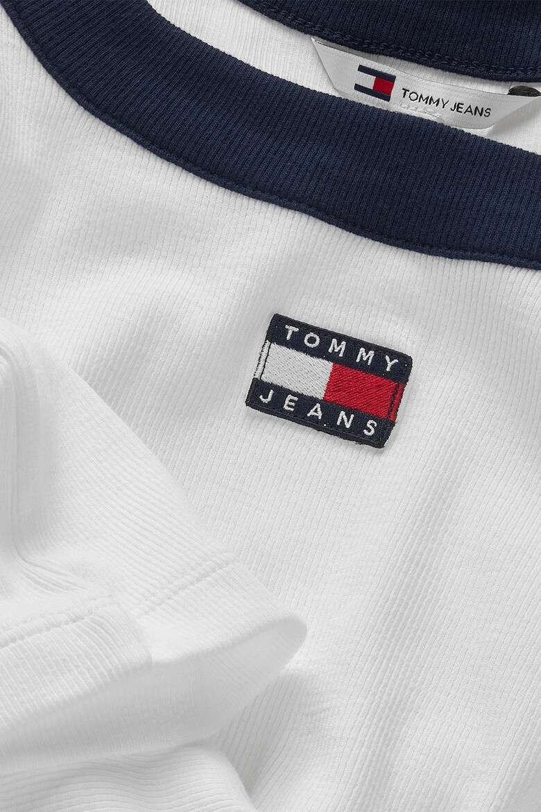 Tommy Jeans Tricou cu decolteu rotund contrastant - Pled.ro