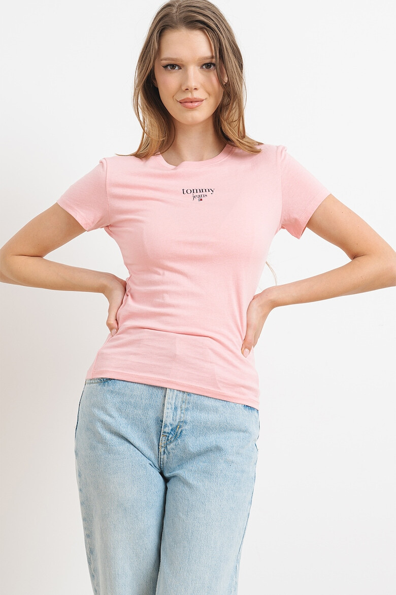 Tommy Jeans Tricou cu decolteu rotund si logo - Pled.ro