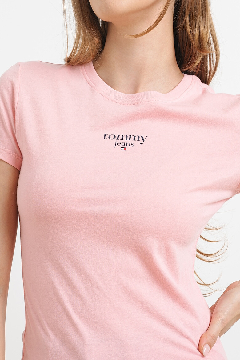 Tommy Jeans Tricou cu decolteu rotund si logo - Pled.ro