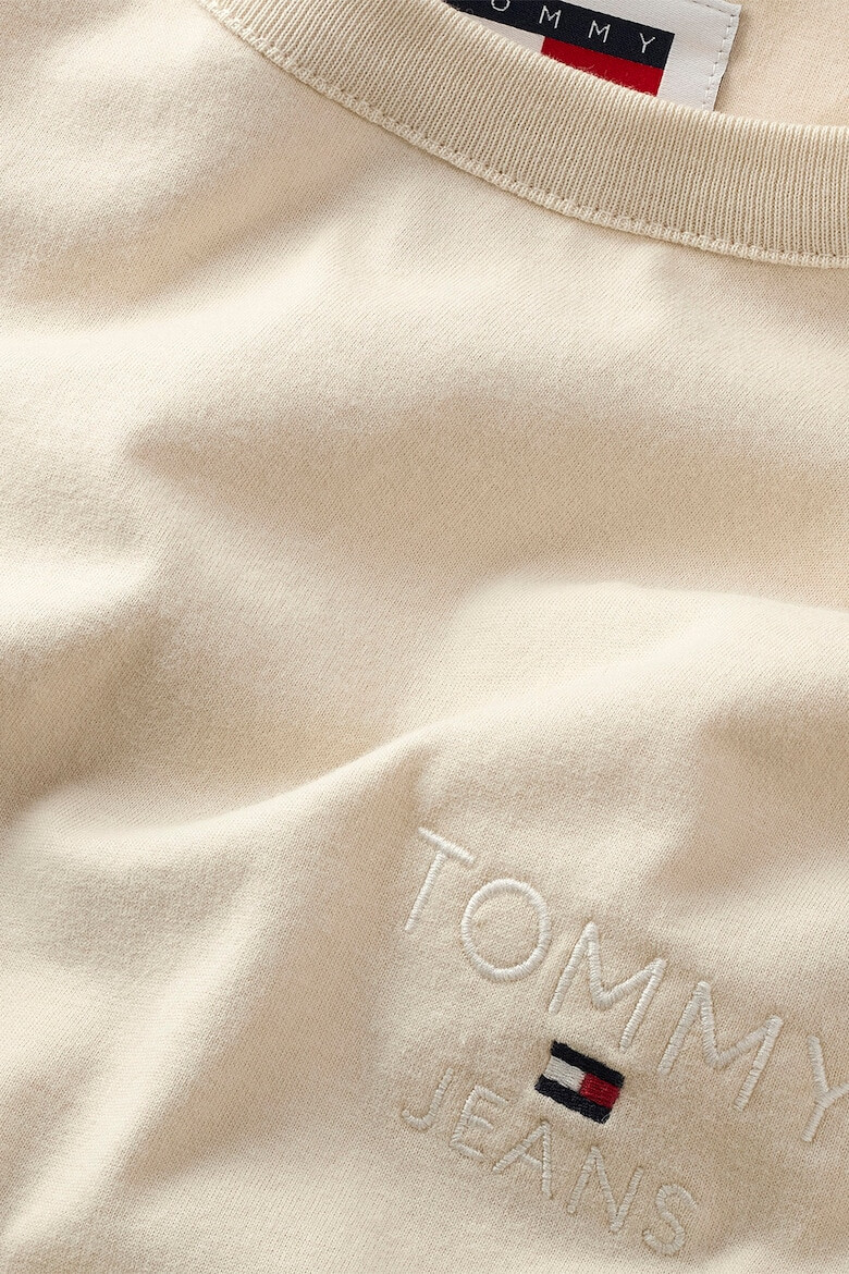 Tommy Jeans Tricou cu logo brodat pe piept - Pled.ro