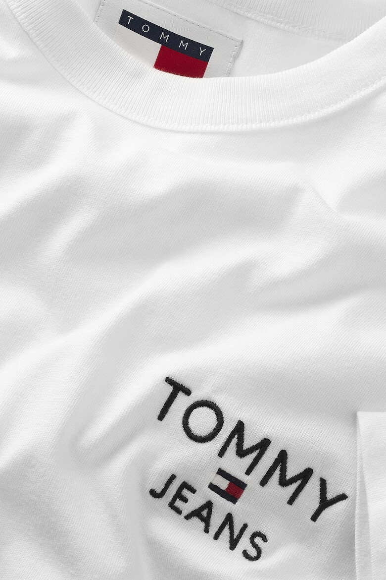 Tommy Jeans Tricou cu logo brodat pe piept - Pled.ro