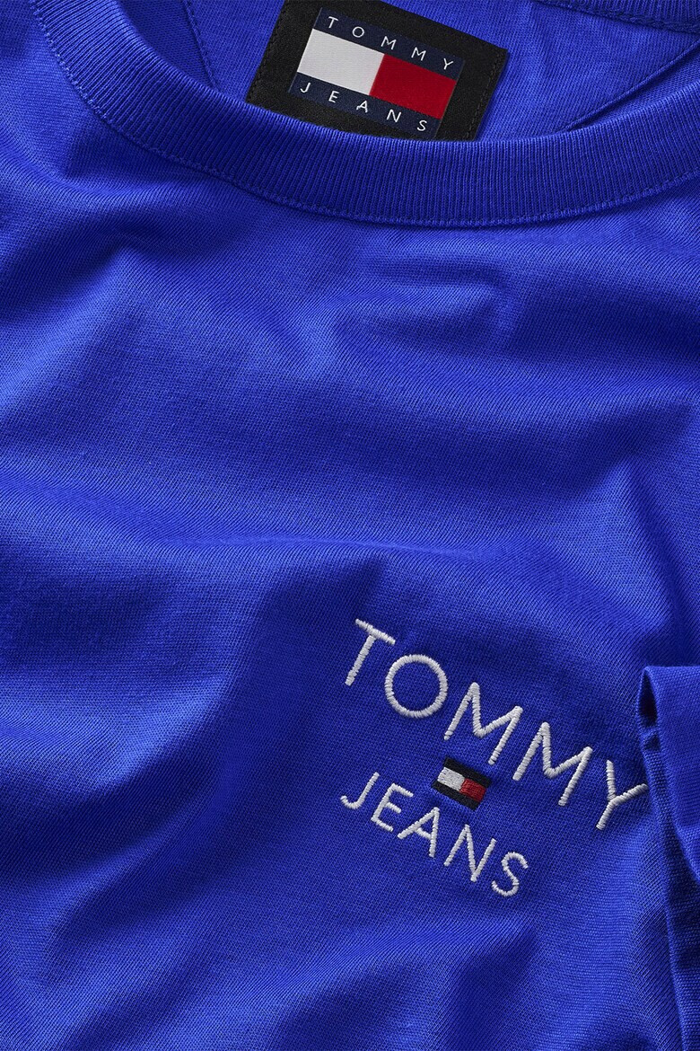 Tommy Jeans Tricou cu logo brodat pe piept - Pled.ro