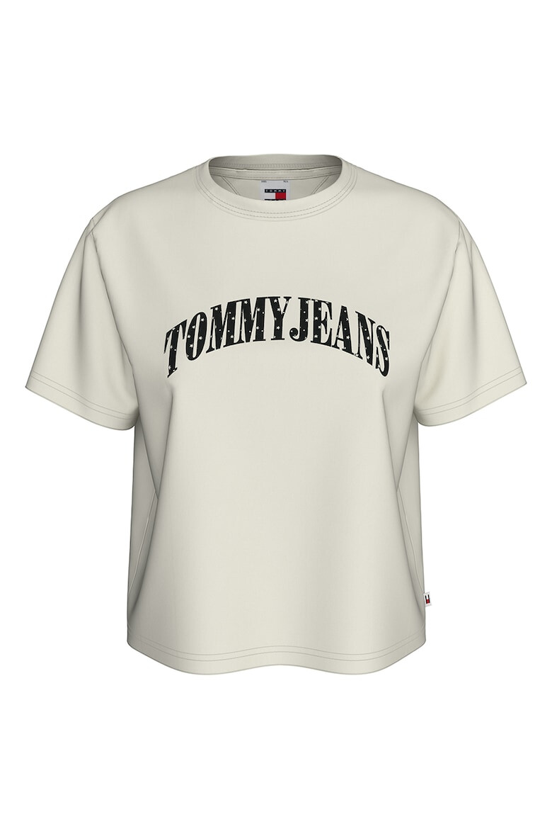 Tommy Jeans Tricou de bumbac organic cu imprimeu logo - Pled.ro