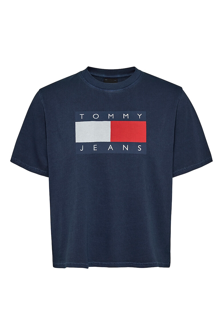 Tommy Jeans Tricou de bumbac organic cu logo - Pled.ro