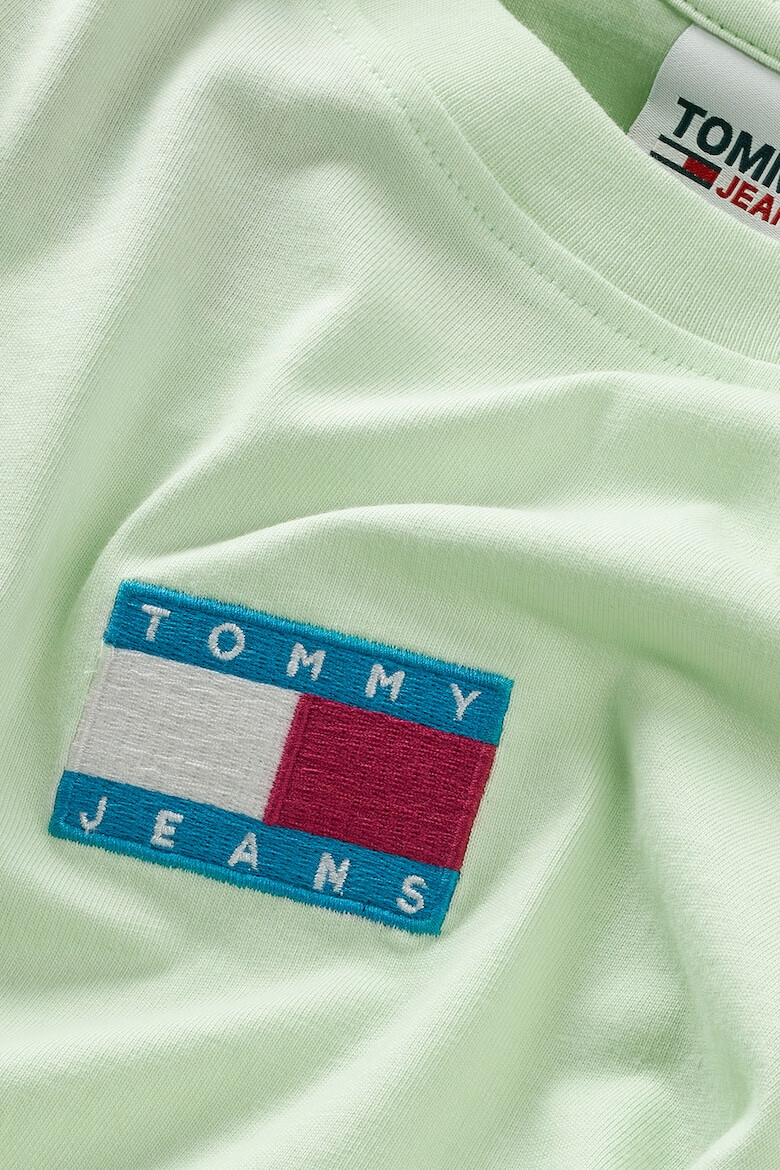 Tommy Jeans Tricou de bumbac organic cu logo brodat - Pled.ro