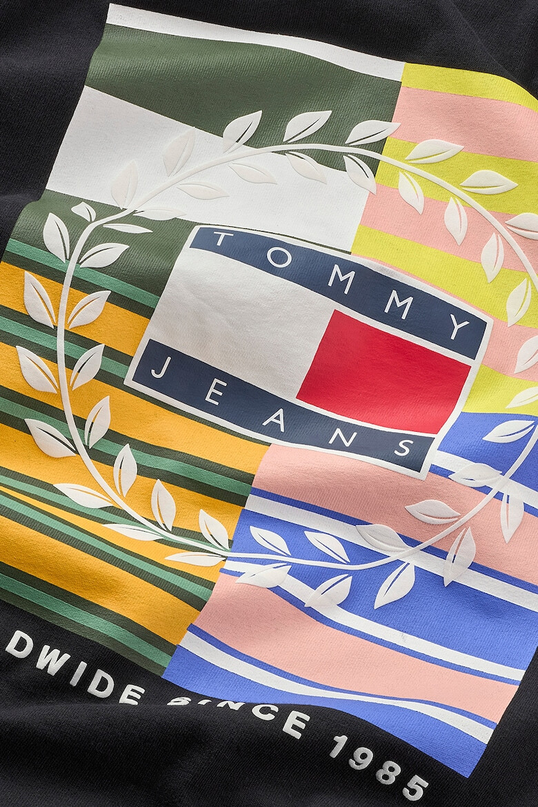 Tommy Jeans Tricou din bumbac organic cu imprimeu - Pled.ro