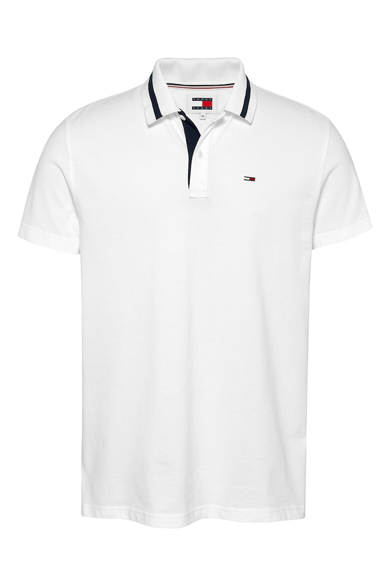 Tommy Jeans Tricou polo de bumbac - Pled.ro