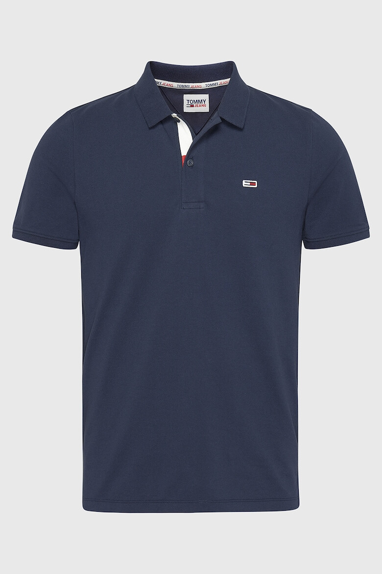 Tommy Jeans Tricou polo de bumbac organic cu logo - Pled.ro