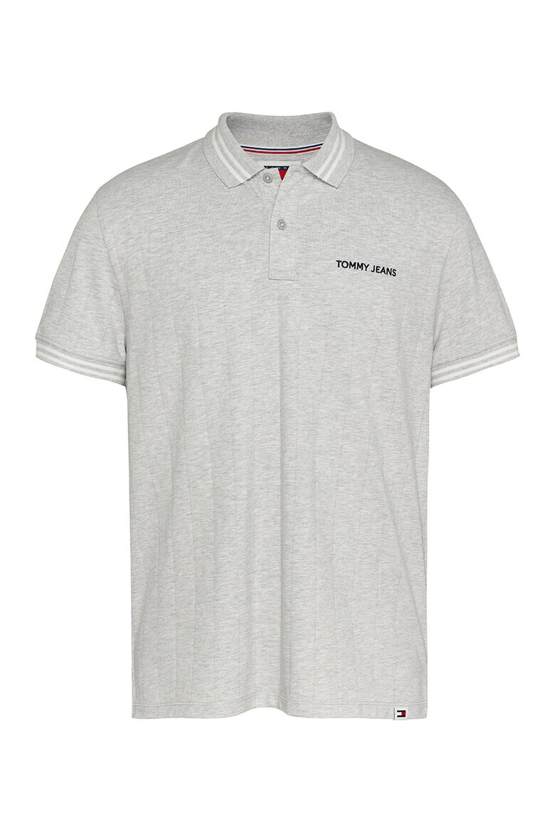 Tommy Jeans Tricou polo din amestec de bumbac organic - Pled.ro