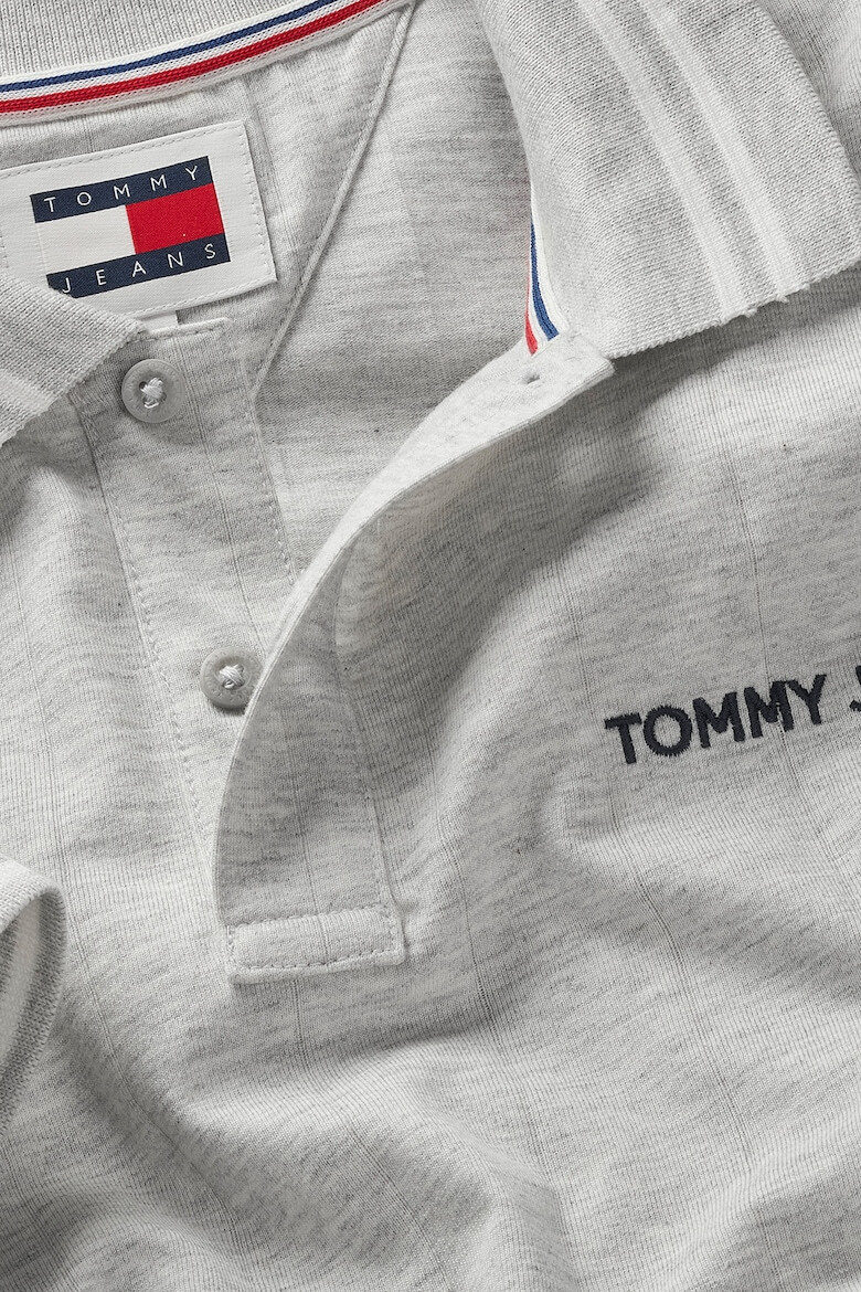 Tommy Jeans Tricou polo din amestec de bumbac organic - Pled.ro