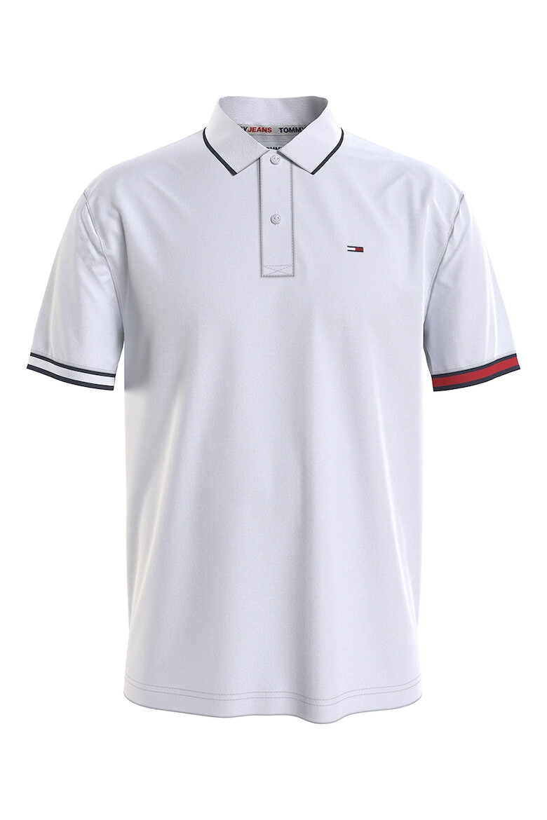 Tommy Jeans Tricou polo din bumbac organic pique - Pled.ro