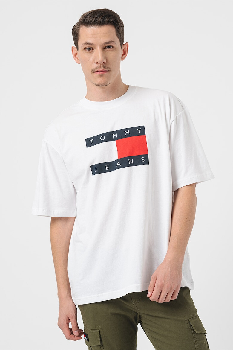 Tommy Jeans Tricou supradimensionat Skate Flag - Pled.ro