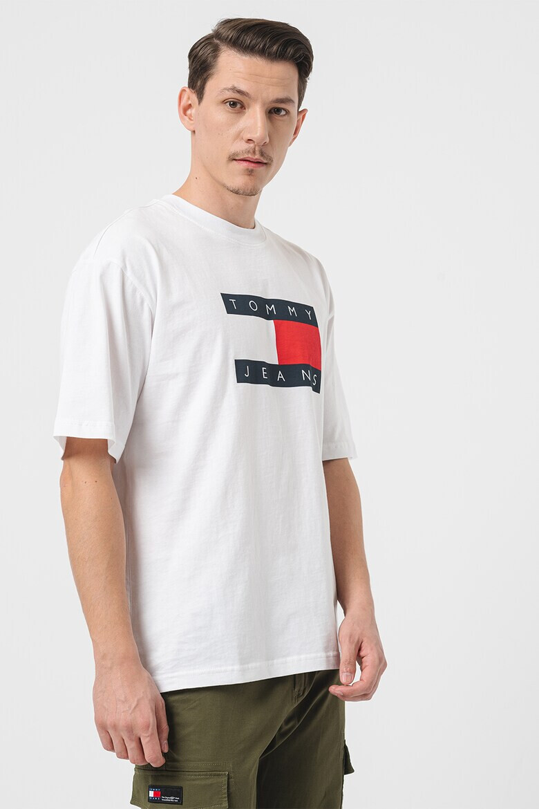 Tommy Jeans Tricou supradimensionat Skate Flag - Pled.ro