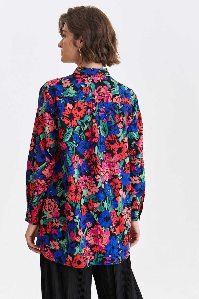 Top Secret Camasa din bumbac cu model floral - Pled.ro