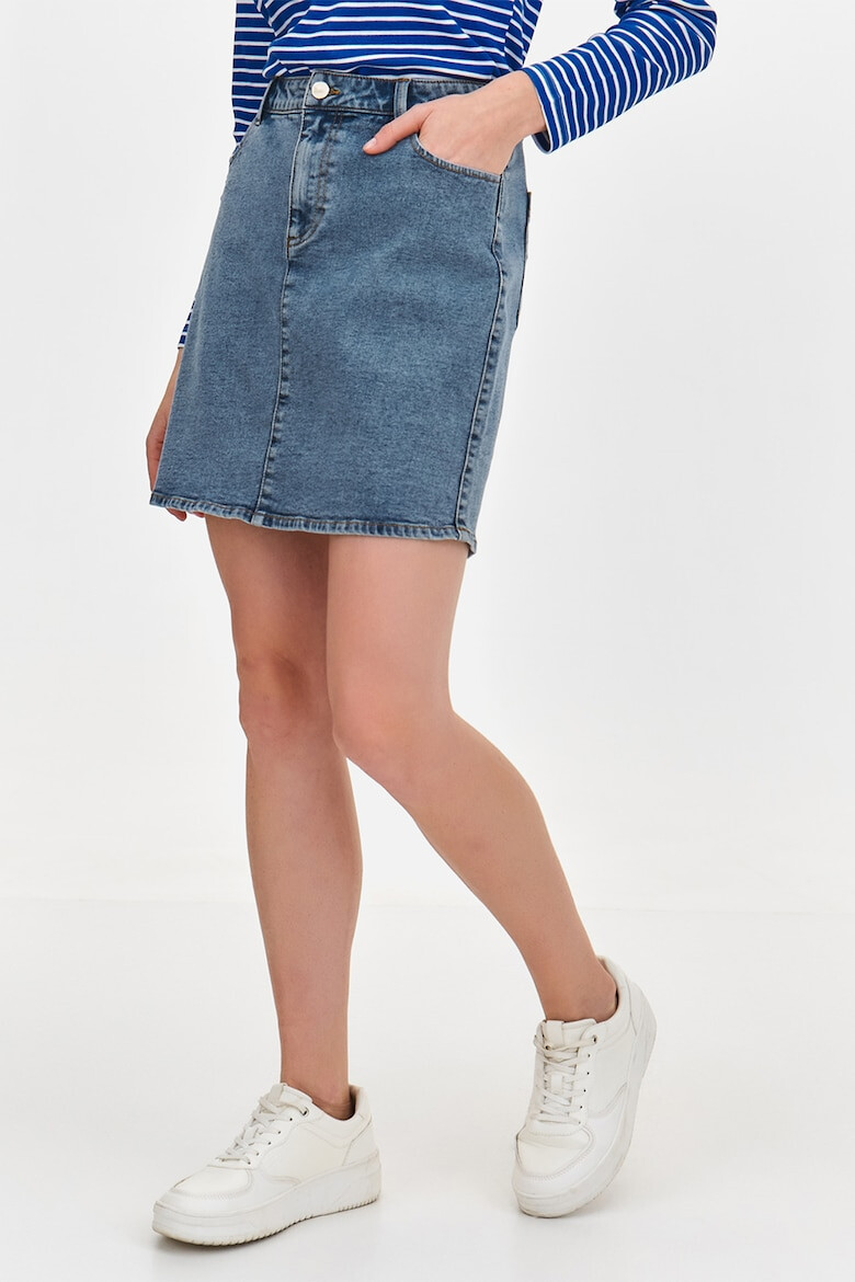 Top Secret Fusta mini din denim - Pled.ro