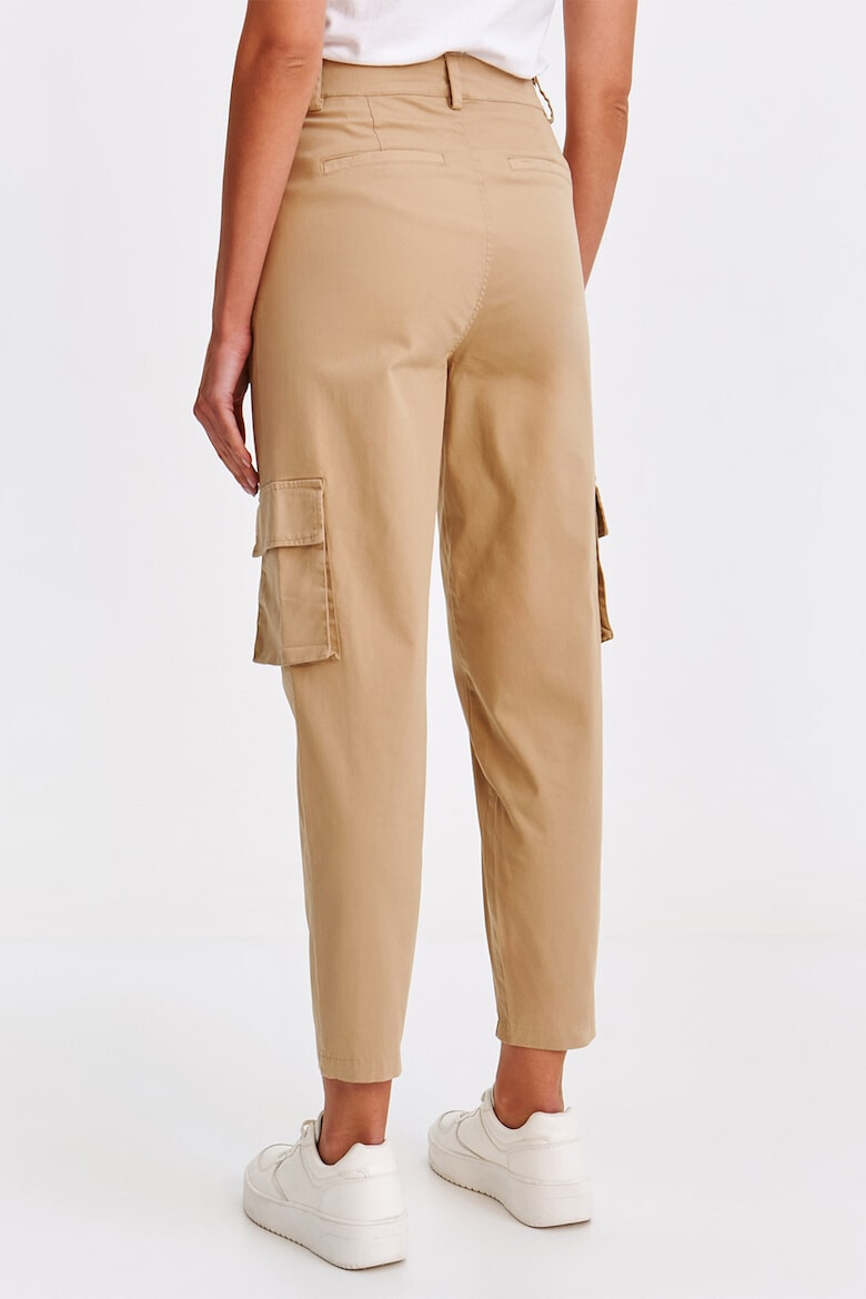 Top Secret Pantaloni cargo cu talie inalta - Pled.ro