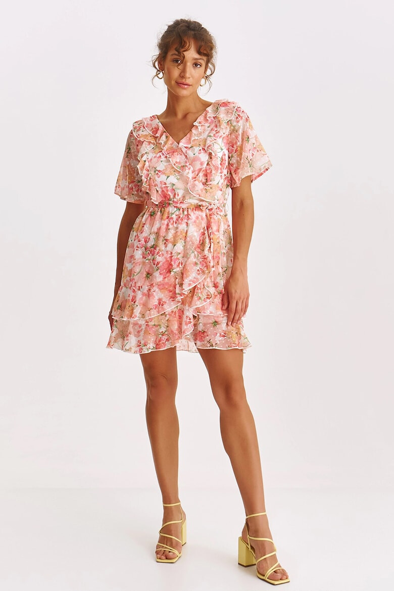 Top Secret Rochie mini evazata cu imprimeu floral - Pled.ro