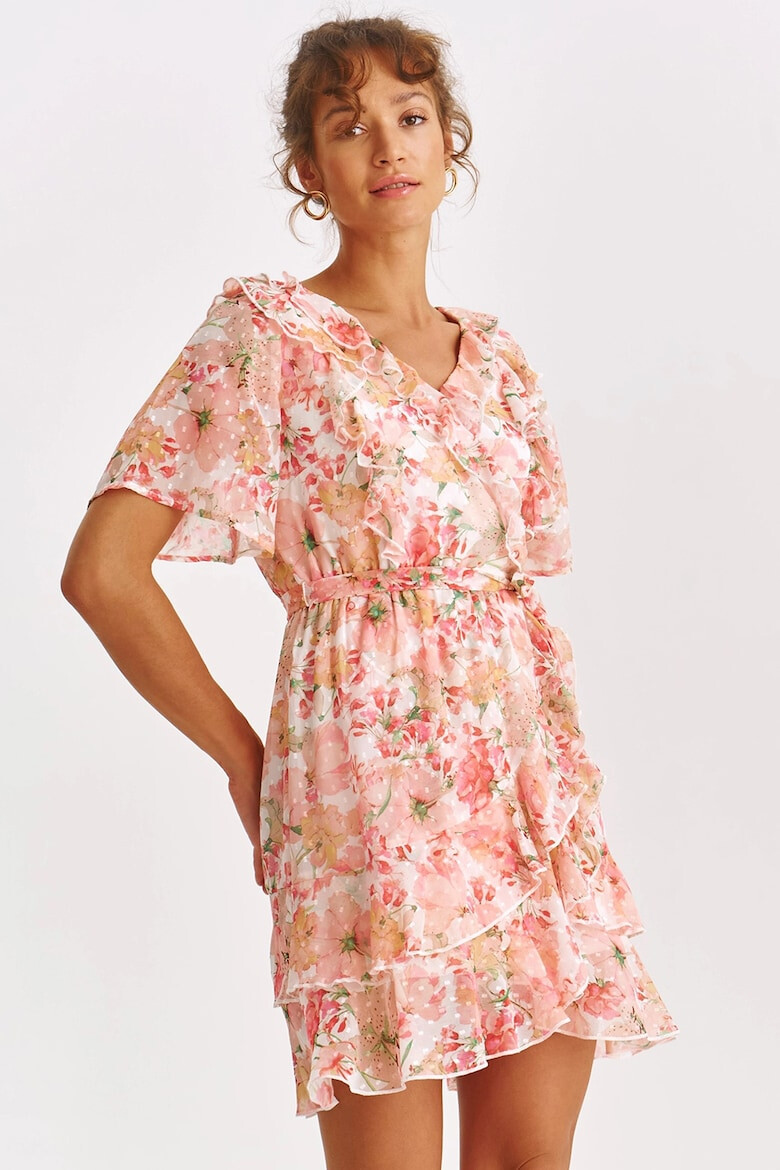 Top Secret Rochie mini evazata cu imprimeu floral - Pled.ro